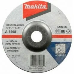 Makita Schruppscheibe 150mm, 10 Stück - A-84981-10