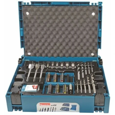 MAKITA Bohrer Bit Set 66-tlg. Im MAKPAC Koffer B-43044 1 MAKITA Bohrer Bit Set 66-tlg. Im MAKPAC Koffer B-43044