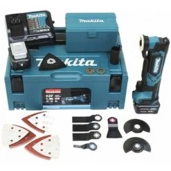 MAKITA 10.8V Akku Multifunkwerkzeug TM30DSMJX5 | 2x Akku4.0Ah Inkl. Zübehör