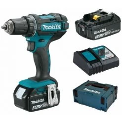 MAKITA 18V Akku-Bohrschrauber DDF482RFJ | 2x Akkus 3.0 Ahim Makpac