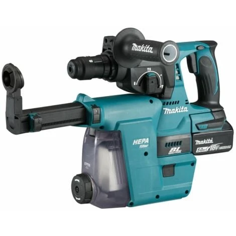MAKITA 18V Akku-Kombihammer SDS-Plus DHR243RTJW | 2x Akku5,0Ah Mit Staubabsaugung 1 MAKITA 18V Akku-Kombihammer SDS-Plus DHR243RTJW | 2x Akku5,0Ah Mit Staubabsaugung