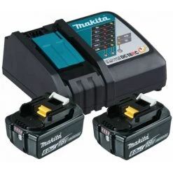 MAKITA 18V Akku + Ladegerät Power Source Kit | 2x Akku 6,0Ah