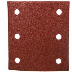 Schleifpapier Klett 114 X 102 Mm (6 Löcher) Körnung 80, 50 Stück Makita P-42438