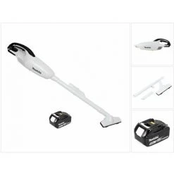 Makita DCL 180 T1 W Akku-Staubsauger 18 V Weiß + 1x Akku 5,0 Ah - Ohne Ladegerät -MAKITA SHOP 19359137 4