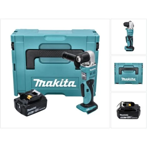 Makita DDA 351 T1J Akku Winkelbohrmaschine 18 V 13,5 Nm + 1x Akku 5,0 Ah + Makpac - Ohne Ladegerät 1 Makita DDA 351 T1J Akku Winkelbohrmaschine 18 V 13,5 Nm + 1x Akku 5,0 Ah + Makpac - Ohne Ladegerät