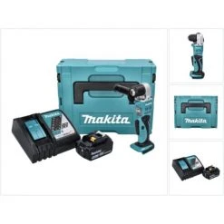 Makita DDA 351 RT1J Akku Winkelbohrmaschine 18 V 13,5 Nm + 1x Akku 5,0 Ah + Ladegerät + Makpac