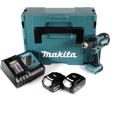 Makita DDF 459 RGJ Akku Bohrschrauber 18V 45Nm Im Makpac + 2x 6,0 Ah Akku + Ladegerät 2 Makita DDF 459 RGJ Akku Bohrschrauber 18V 45Nm Im Makpac + 2x 6,0 Ah Akku + Ladegerät – Bild 2