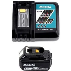 Makita DHR 182 RT1J Akku Bohrhammer 18V 1,7J SDS Plus Brushless + 1x Akku 5,0Ah + Ladegerät + Makpac -MAKITA SHOP 19363421 5