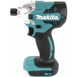 Makita DTD 156 SGK Akku Schlagschrauber 18V 155Nm 1/4" + 1x Akku 6,0Ah + Ladegerät + 100 Tlg. Bit Bohrer Set + Koffer