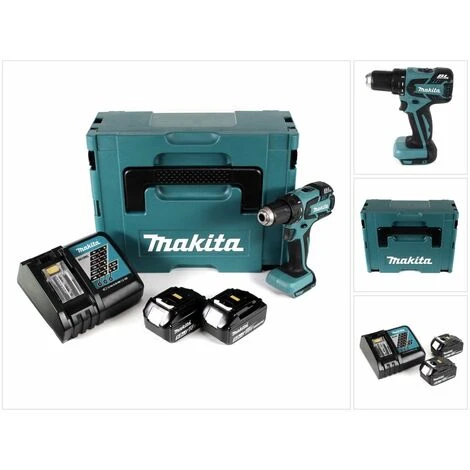 Makita DDF 459 RTJ 18 V Li-Ion Akku Bohrschrauber Im Makpac + 2x 5,0 Ah Akku + Ladegerät 5 Makita DDF 459 RTJ 18 V Li-Ion Akku Bohrschrauber Im Makpac + 2x 5,0 Ah Akku + Ladegerät – Bild 5