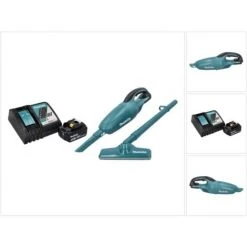 Makita DCL 180 RT1 Akku Staubsauger 18 V Grün + 1x Akku 5,0 Ah + Ladegerät