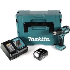 Makita DDF 459 RT1J Akku Bohrschrauber 18V 45Nm Im Makpac + 1x 5,0 Ah Akku + Ladegerät