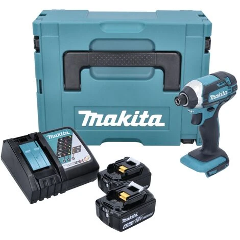 Makita DTD 152 RTJ Akku Schlagschrauber 18V 165Nm + 2x Akkus 5,0Ah + Schnellladegerät Im Makpac 2 4 Makita DTD 152 RTJ Akku Schlagschrauber 18V 165Nm + 2x Akkus 5,0Ah + Schnellladegerät Im Makpac 2 – Bild 4