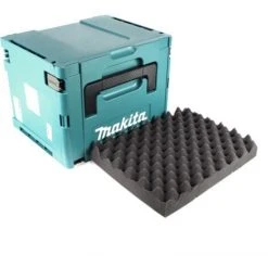 Makita MAKPAC 4 Systemkoffer - Mit Universaleinlage Für Makita 18 V Akku Geräte Schrauber Sägen Schleifer