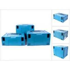 Makita Makpac Set Gr. 2 + Gr. 3 + Gr. 4 Transportbox Und Werkzeugkiste -MAKITA SHOP 19378591 5