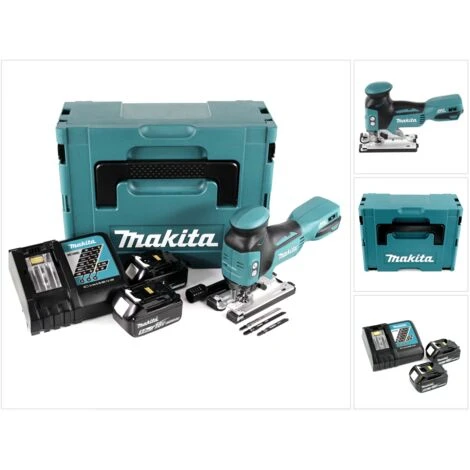 Makita DJV 181 RTJ Akku Pendelhubstichsäge 18V Brushless + 2x Akku 5,0Ah + Ladegerät + Makpac 5 Makita DJV 181 RTJ Akku Pendelhubstichsäge 18V Brushless + 2x Akku 5,0Ah + Ladegerät + Makpac – Bild 5