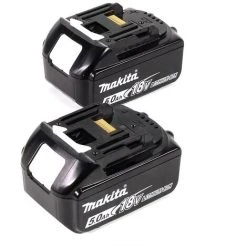 Makita DUB 362 T 2x18 Volt Akku Laubbläser Akku-Gebläse + 2x 5 Ah Akku - Ohne Ladegerät -MAKITA SHOP 19378861 5