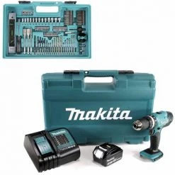 Makita DHP 453 FX12 Akku Schlagbohrschrauber 18V 42Nm + 1x 3,0Ah + Ladegerät + 101tlg Zubehör Set + Koffer 7 Makita DHP 453 FX12 Akku Schlagbohrschrauber 18V 42Nm + 1x 3,0Ah + Ladegerät + 101tlg Zubehör Set + Koffer -MAKITA SHOP 19378905 3