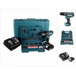 Makita DHP 482 STK Akku Schlagbohrschrauber 18V 62Nm + 1x Akku 5,0Ah + Ladegerät + 100 Tlg. Bit Bohrer Set + Koffer 9 Makita DHP 482 STK Akku Schlagbohrschrauber 18V 62Nm + 1x Akku 5,0Ah + Ladegerät + 100 Tlg. Bit Bohrer Set + Koffer -MAKITA SHOP 19378928 5