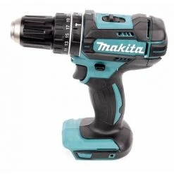 Makita DHP 482 SGK Akku Schlagbohrschrauber 18V 62Nm + 1x Akku 6,0Ah + Ladegerät + 100 Tlg. Bit Bohrer Set + Koffer