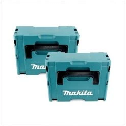 2x Makita Kunststoff Werkzeug Koffer MAKPAC 2 - Ohne Einlage -MAKITA SHOP 19379202 4
