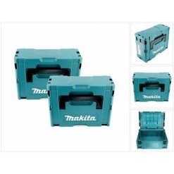 2x Makita Kunststoff Werkzeug Koffer MAKPAC 2 - Ohne Einlage -MAKITA SHOP 19379202 5
