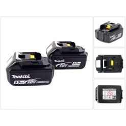 Makita BL 1850 B 18 V - 5,0 Ah Li-Ion Akku 2er Pack -MAKITA SHOP 19379264 5