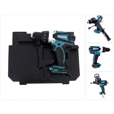 Makita DHP 458 ZE Akku Schlagbohrschrauber 18V 91Nm + Einlage Für Makpac 1 Makita DHP 458 ZE Akku Schlagbohrschrauber 18V 91Nm + Einlage Für Makpac