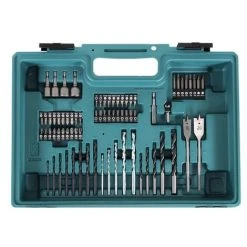 Makita HP 457 DWE 18 V Akku Schlagbohrschrauber + 2 X 1,3 Ah Akku + Ladegerät + 74 Tlg. Zubehör Set Im Werkzeugkoffer -MAKITA SHOP 19379506 4