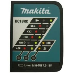 Makita Ladegerät DC 18 RC 7.2V - 18V Für Li-Ion AKKU -MAKITA SHOP 20200165 4