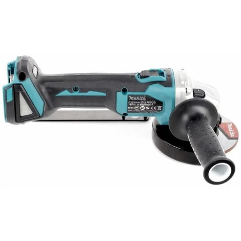 Makita DGA 506 RG1 Akku Winkelschleifer 18 V 125 Mm Brushless + 1x Akku 6,0 Ah + Ladegerät 2 Makita DGA 506 RG1 Akku Winkelschleifer 18 V 125 Mm Brushless + 1x Akku 6,0 Ah + Ladegerät – Bild 2