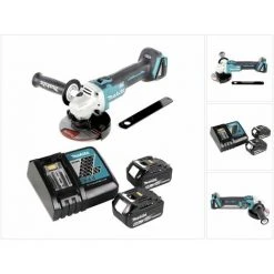 Makita DGA 506 RG Akku Winkelschleifer 18 V 125 Mm Brushless + 2x Akku 6,0 Ah + Ladegerät -MAKITA SHOP 20200307 4
