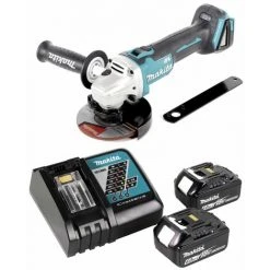Makita DGA 506 RG Akku Winkelschleifer 18 V 125 Mm Brushless + 2x Akku 6,0 Ah + Ladegerät -MAKITA SHOP 20200307 5