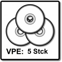 Makita 5x Trennscheibe 125 X 0,8 X 22,23 Mm Für INOX Edelstahl ( 5x B-45733 ) -MAKITA SHOP 22986066 5