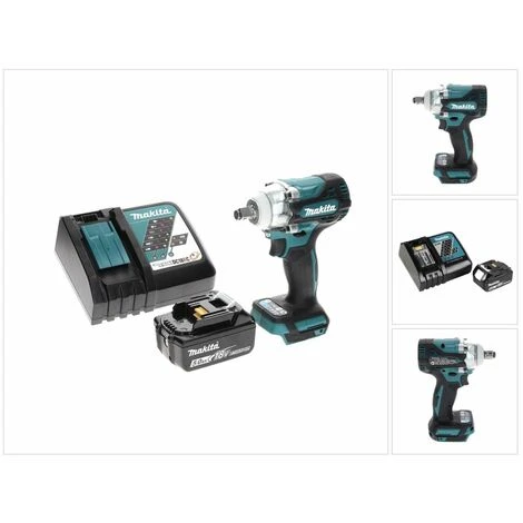 Makita DTW 300 RT1 Akku Schlagschrauber 18 V 330 Nm 1/2" Brushless + 1x Akku 5,0 Ah + Ladegerät 5 Makita DTW 300 RT1 Akku Schlagschrauber 18 V 330 Nm 1/2" Brushless + 1x Akku 5,0 Ah + Ladegerät – Bild 5