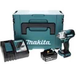 Makita DTW 300 RT1J Akku Schlagschrauber 18 V 330 Nm 1/2" Brushless + 1x Akku 5,0 Ah + Ladegerät + Makpac 8 Makita DTW 300 RT1J Akku Schlagschrauber 18 V 330 Nm 1/2" Brushless + 1x Akku 5,0 Ah + Ladegerät + Makpac -MAKITA SHOP 23253226 4