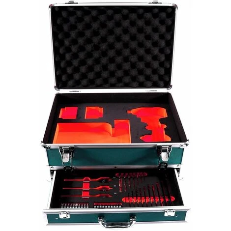 Makita DTD 152 STTX Akku Schlagschrauber 18 V 165 Nm + 2x Akku 5,0 Ah + Ladegerät + 70 Tlg. Bit Bohrer Set + TX Alu Koffer 5 Makita DTD 152 STTX Akku Schlagschrauber 18 V 165 Nm + 2x Akku 5,0 Ah + Ladegerät + 70 Tlg. Bit Bohrer Set + TX Alu Koffer – Bild 5