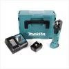 Makita DTM 51 RT1J 18V Li-Ion Akku Multifunktionswerkzeug Im Makpac + 1x BL 1850 B 5,0 Ah Li-Ion Akku + DC 18 RC Akku Schnellladegerät
