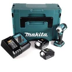 Makita DTD 171 RGJ Akku Schlagschrauber 18 V 180 Nm 1/4" Brushless + 2x Akku 6,0 Ah + Ladegerät + Makpac -MAKITA SHOP 23514604 3