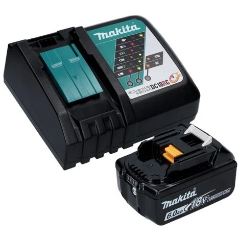Makita DGA 506 RG1J Akku Winkelschleifer 18 V 125 Mm Brushless + 1x Akku 6,0 Ah + Ladegerät + Makpac 3 Makita DGA 506 RG1J Akku Winkelschleifer 18 V 125 Mm Brushless + 1x Akku 6,0 Ah + Ladegerät + Makpac – Bild 3