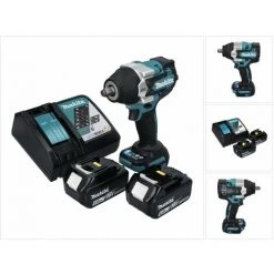 Makita DTW 700 RG Akku Schlagschrauber 18 V 700 Nm 1/2" XPT Brushless + 2x Akku 6,0 Ah + Ladegerät -MAKITA SHOP 25127189 5