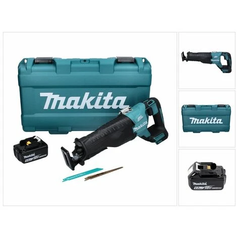 Makita DJR 187 G1K Akku Reciprosäge 18 V Brushless + 1x Akku 6,0 Ah + Koffer - Ohne Ladegerät 5 Makita DJR 187 G1K Akku Reciprosäge 18 V Brushless + 1x Akku 6,0 Ah + Koffer - Ohne Ladegerät – Bild 5