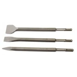 Set Mit 3 Meißelwerkzeugen SDS-Plus MAKITA - 1 Spitze + 1 Meißel + 1 Großer Meißel - D-05181
