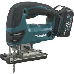 MAKITA 18 V Li-Ionen-Stichsäge + 2 Batterien 3,0 Ah, Ladegerät, Koffer Und Zubehör - DJV180RFJ