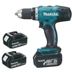 MAKITA 18V 3.0Ah Bohrschraubendreher + 3 Batterien, Ladegerät, Im Koffer - DDF453SFE3
