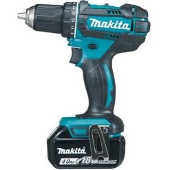 MAKITA 18V Li-Ion 4.0Ah Bohrschraubendreher - 2 Batterien, Ladegerät, Im Koffer - DDF482RMJ