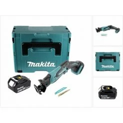 Makita DJR 183 T1J Akku Reciprosäge 18 V + 1x Akku 5,0 Ah + Makpac - Ohne Ladegerät -MAKITA SHOP 27395624 4