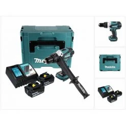 Makita DDF 458 RGJ Akku Bohrschrauber 18 V 91 Nm + 2x Akku 6,0 Ah + Ladegerät + Makpac -MAKITA SHOP 27395689 5