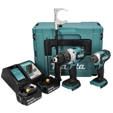 Makita DLX 2176 TJ Akku Kombo Kit 18 V Mit DHP 481 115 Nm Brushless + DTD 152 165 Nm + 2x Akku 5,0 Ah + Ladegerät + Makpac 3 Makita DLX 2176 TJ Akku Kombo Kit 18 V Mit DHP 481 115 Nm Brushless + DTD 152 165 Nm + 2x Akku 5,0 Ah + Ladegerät + Makpac – Bild 3