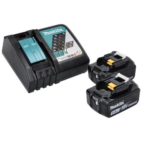 Makita DLX 2176 TJ Akku Kombo Kit 18 V Mit DHP 481 115 Nm Brushless + DTD 152 165 Nm + 2x Akku 5,0 Ah + Ladegerät + Makpac 4 Makita DLX 2176 TJ Akku Kombo Kit 18 V Mit DHP 481 115 Nm Brushless + DTD 152 165 Nm + 2x Akku 5,0 Ah + Ladegerät + Makpac – Bild 4